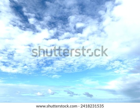 It's a picture of a cloudy sky.
