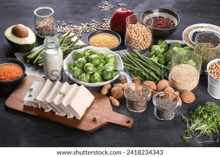 Vegan protein source photo stock