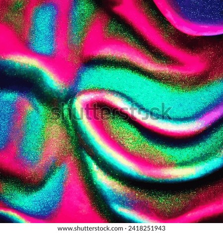 Psychedelic and colorful texture material