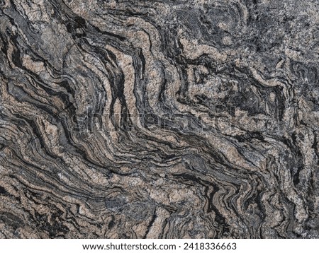 Intricate Patterns of Natural Swirled Rock Formation in Broad Daylight Royalty-Free Stock Photo #2418336663