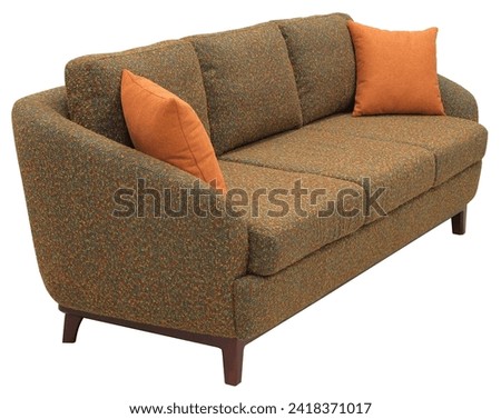 Sofa isolated on white background. Including clipping path.