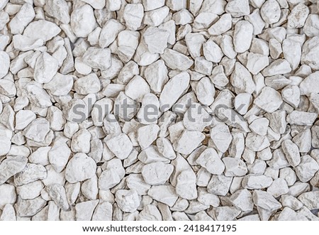 White Stone Background. Stone gravel, granite