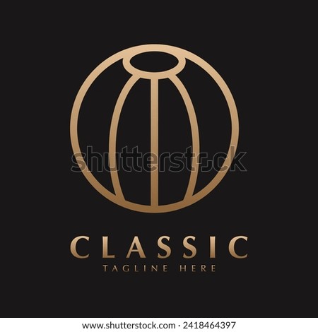 volley ball logo design icon vector