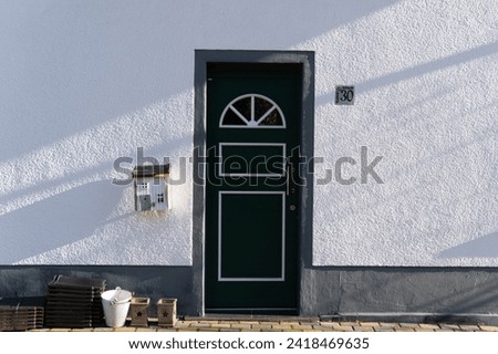 Entrance door, Tiled roof, terrace