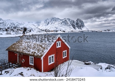 Typical landscape of Norway - Europe Royalty-Free Stock Photo #2418473245