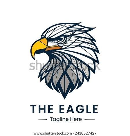 vector eagle logo design template