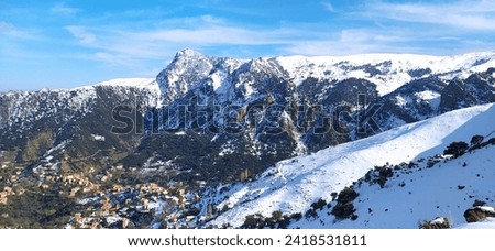 The Col de Tirourda, nestled in the majestic Djurdjura mountains in Algeria, offers breathtaking panoramas. Its picturesque altitude, a haven of peace, allows travelers to immerse themselves in the na Royalty-Free Stock Photo #2418531811