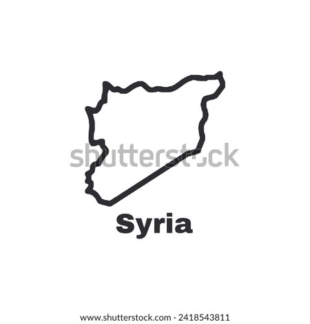 Country map icon of Syria