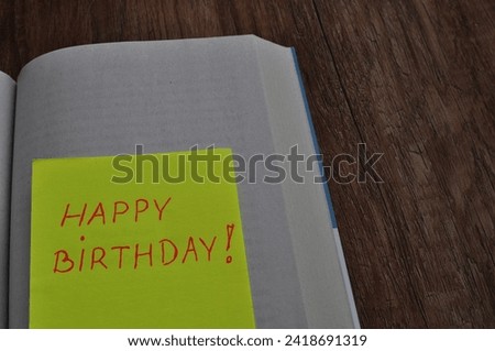 happy birthday write -  celebration background 