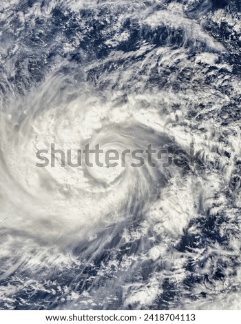 Typhoon Lupit 26W east of Guam. . Elements of this image furnished by NASA.