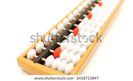 abacus for mental arithmetic. High quality photo