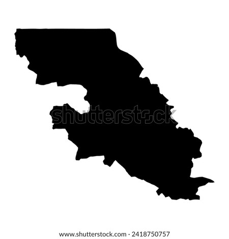 Falaba District map, administrative division of Sierra Leone. Vector illustration. Royalty-Free Stock Photo #2418750757