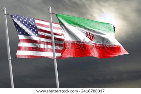 us vs iran flag The spectre of a direct US-Iranian military conflict