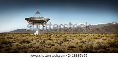 Satellite in the California Desert