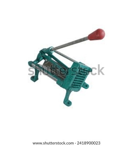 This is potato chips cutter for home and commercial chips cutter everyone use this machine is very easy this picture is very grateful for our audience they pick this picture from Shutterstock thanks 