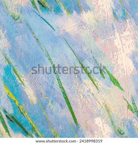Seamless texture photo of multicolored paint brush strokes or palette, close up.
