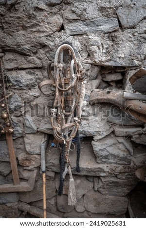 Pictures from Balti Heritage home and Museum, display the bell rope that were used to tie around cattle'n neck mainly Yak and Himalayan buffalo . The old mud house was constructed 140 years ago.