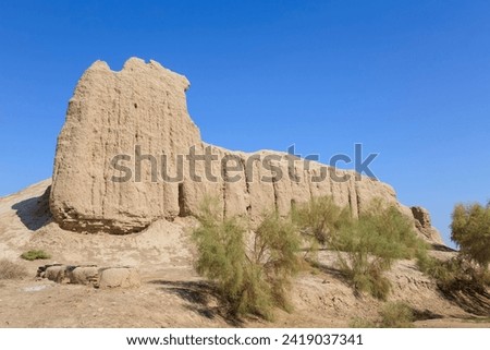Turkmenistan : Kara of the mausoleum of Muhammad ibn Zeid in Merv ruins : State Historical and Cultural Park Ancient Merv
 Royalty-Free Stock Photo #2419037341