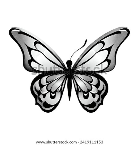 Butterfly logo Royalty Free Vector Image