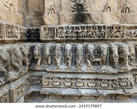 Pillars of Majesty: Elephant and Figurative Carvings at the Sun Temple of Gujarat Modhera