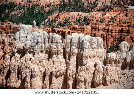 Amazing rock formations of Bryce Canyon National Park, Utah.
