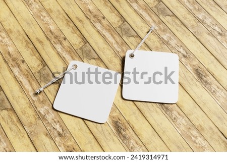 Hand Tag Mockup for showcasing your design to clients