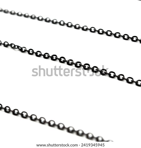 Black chain. Imitation jewelry. Accessory for rockers, rap, hip-hop, bikers, emo. Creation of a scenic view. Pirate style.