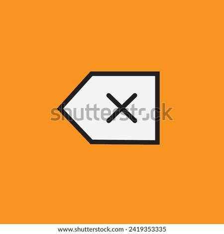 The "Delete Icon" is a visual epitome of removal and digital decluttering. A decisive symbol, often a bold 'X' or trash bin, takes center stage, signaling the action of elimination. Clean lines and a 