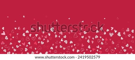 Happy Valentine's Day abstract greeting poster design