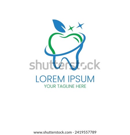 Dental Logo Design. Creative Dentist Logo. Dental Clinic Creative Company Vector Logo. Modern and elegant pro dentist logo design Vector.