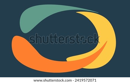 moon and star background abstract