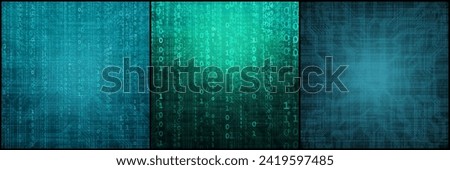 Abstract digital background with binary code. Hackers, darknet, virtual reality and science fiction concept.