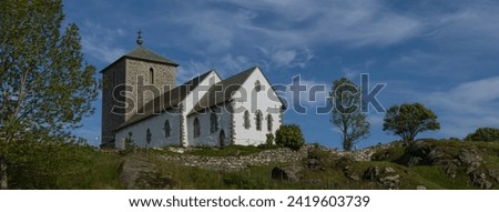 St. Olav's church at Avaldsnes, Rogaland, Norway.