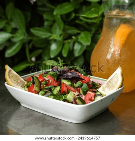 Salad photos. Food photography for restaurant and cafe menu. Salads pictures, vegetables and healthy food.