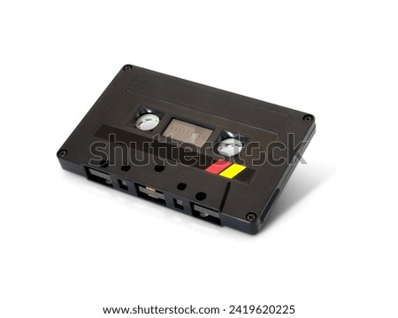 Cassette tape isolated on white background