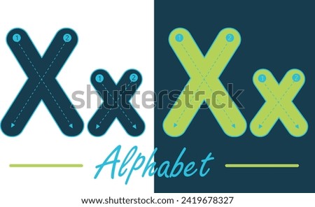 Alphabet typescript English letter design