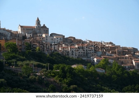Oppido Lucano, old town in Potenza province, Basilicata, Italy