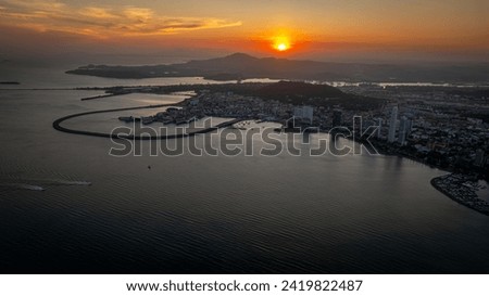 Panama City, financial center, skyscrapers, economic center, development, dusk, panama canal, old town Royalty-Free Stock Photo #2419822487
