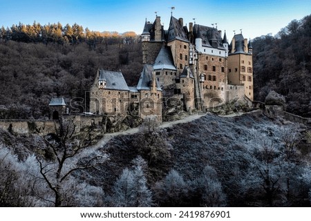 Burg Eltz in Eltz-Valley of Rheinland-Pfalz Royalty-Free Stock Photo #2419876901