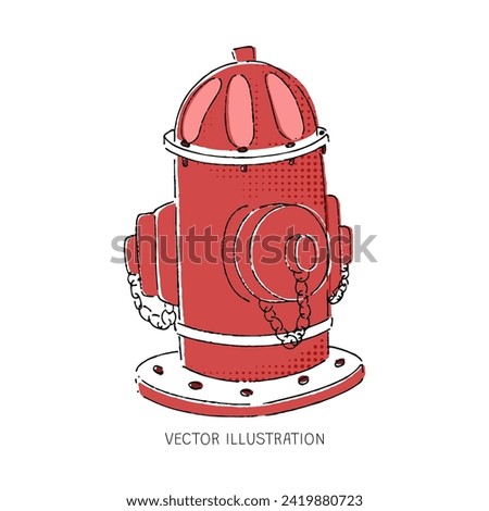 Hydrant Illustration Vector Clip Art