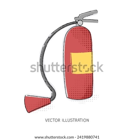 Extinguisher Illustrator Vector Clip Art