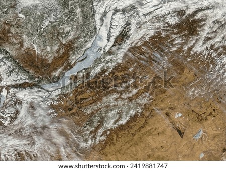 Fires near Lake Baikal, Russia. Fires near Lake Baikal, Russia. Elements of this image furnished by NASA.