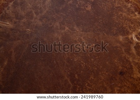Old dirty brown leather structure texture Royalty-Free Stock Photo #241989760