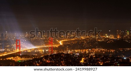 Fireworks in the Bosphorus, big celebration