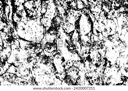 Vector cracks marble table, grunge texture effect.