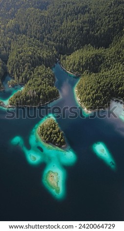 view of the island nuances as seen from above