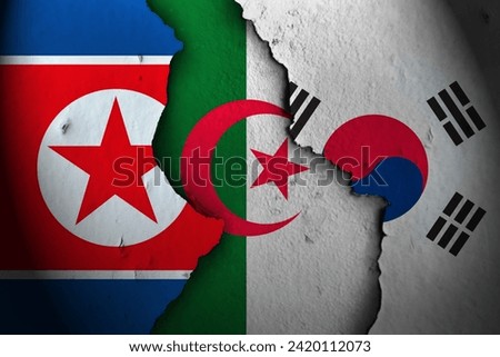 algeria between north korea and south korea.