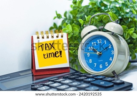 Calendar reminder time for business plan budget 2024 copy space stock photo