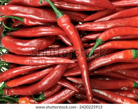 Macro photo vegetable fresh chilli peppers. Stock photo food red hot chilli pepper background