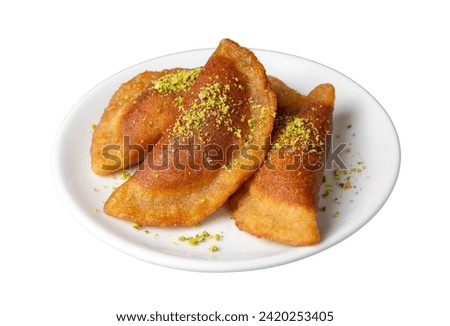 Traditional Turkish Dessert Tas Kadayif Royalty-Free Stock Photo #2420253405